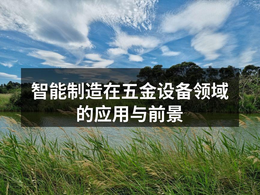 智能制造在五金设备领域的应用与前景